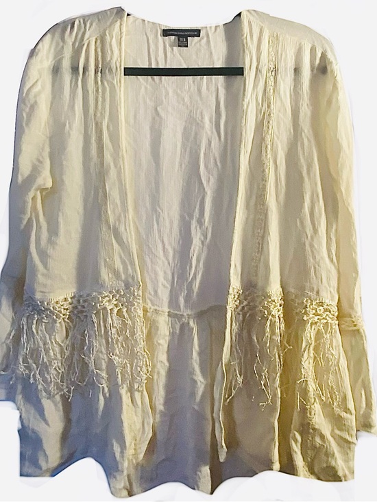American Eagle Outfitters Tops - American Eagle Boho Fringe Bell Sleeve Cardigan